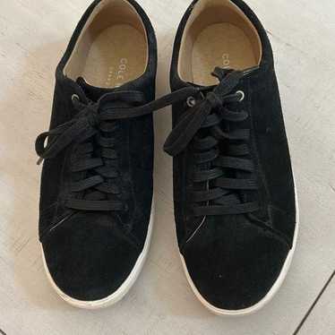 Cole Haan Black Suede Sneakers