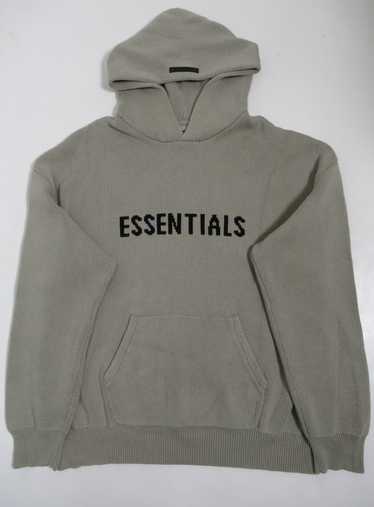 Essentials essentials knit hoodie - Gem