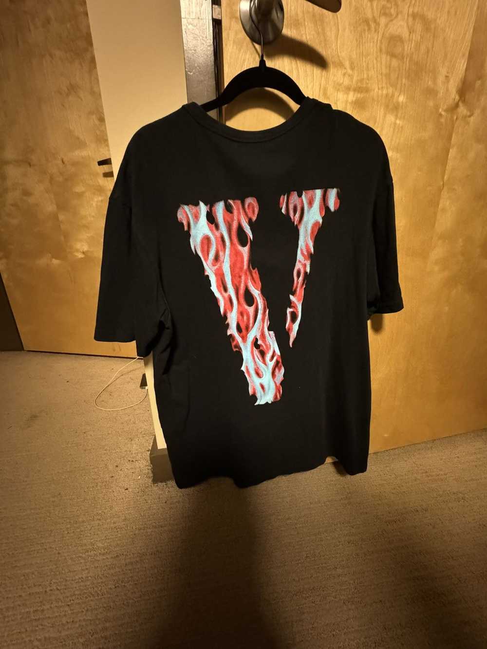 Vlone VLone Red Flames Skull t-shirt - image 2