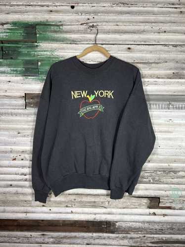 Vintage New York T-Shirt Mens XL 80s Big Apple Single Stitch online Black EUC