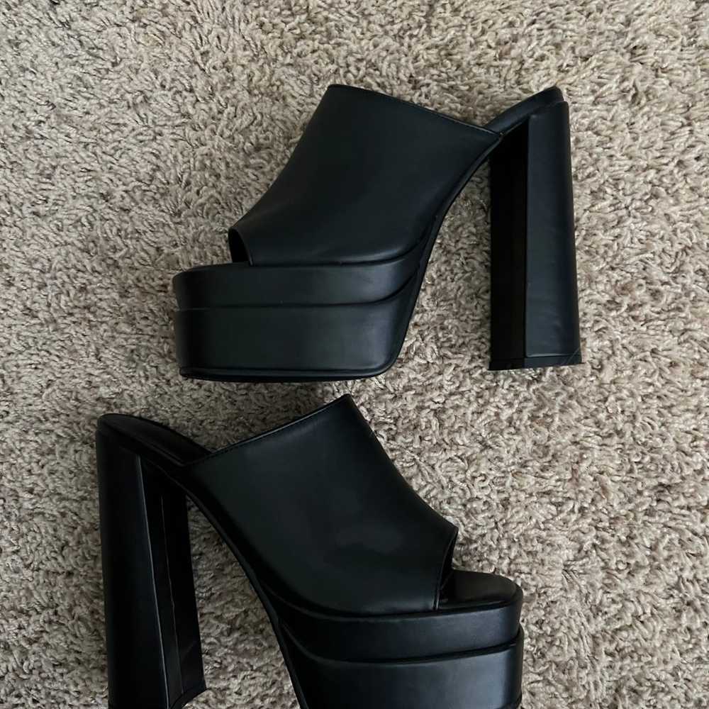 Black Platform Heels - image 1