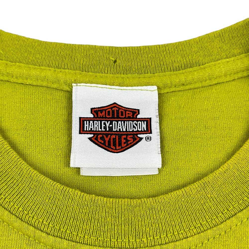 Harley Davidson Harley Davidson Shirt Green Motor… - image 5