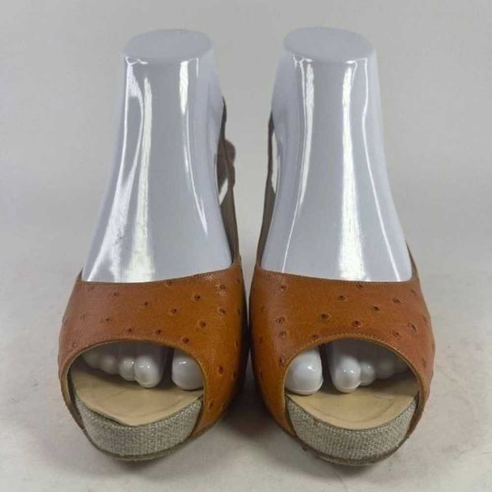 Luciano Padovan Women's Peep Toe Slingback US 9.5… - image 2