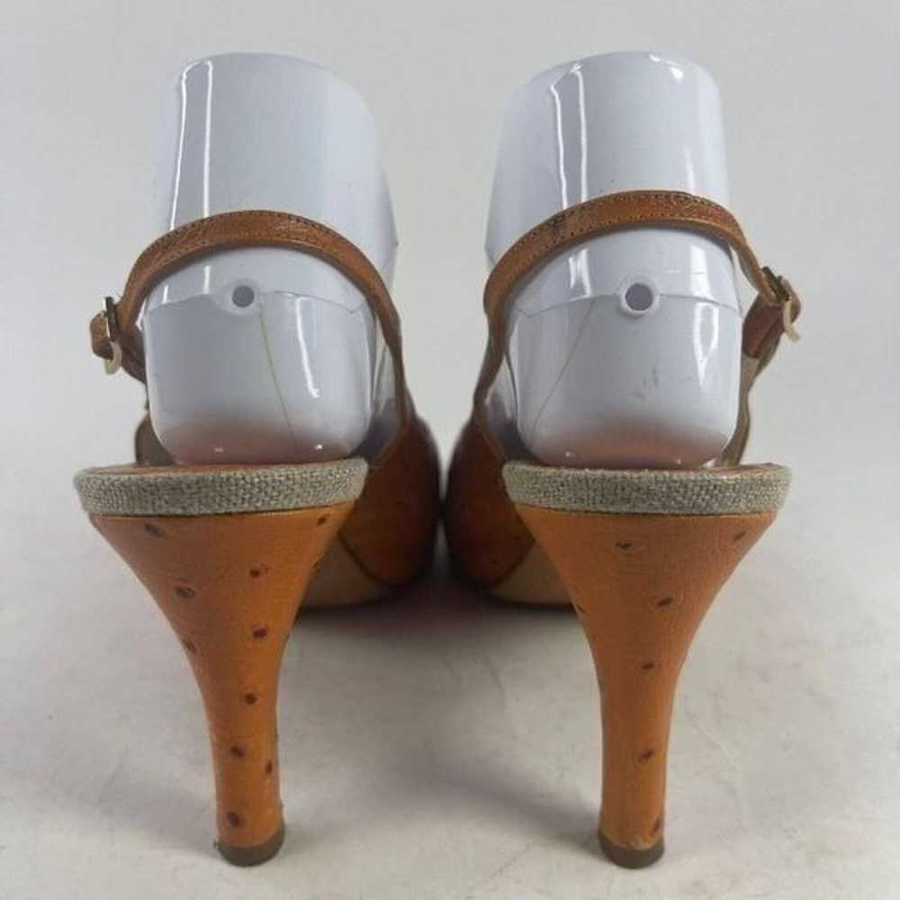 Luciano Padovan Women's Peep Toe Slingback US 9.5… - image 6