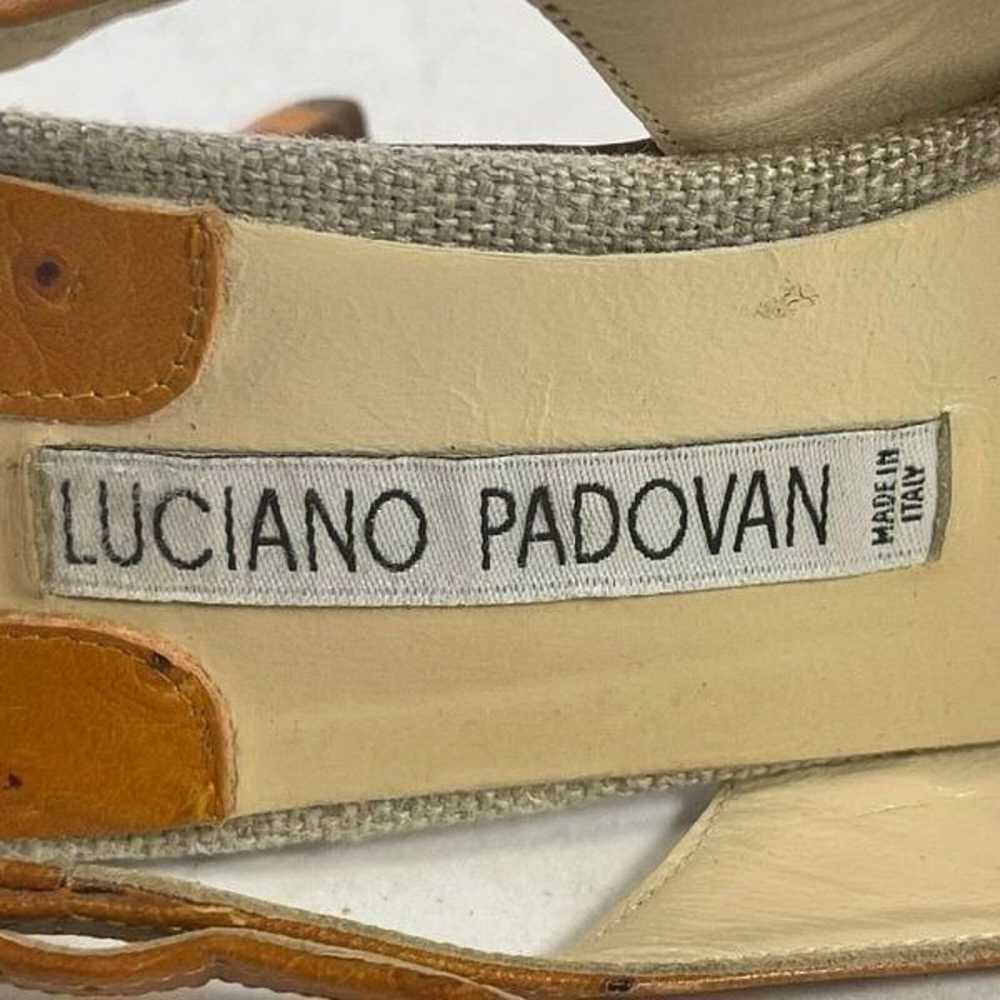 Luciano Padovan Women's Peep Toe Slingback US 9.5… - image 9