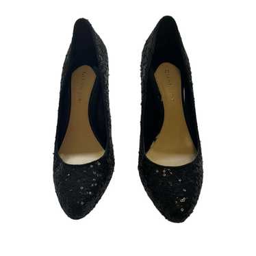 Women's Gianni Bini Black Sequin Heels Size 10M