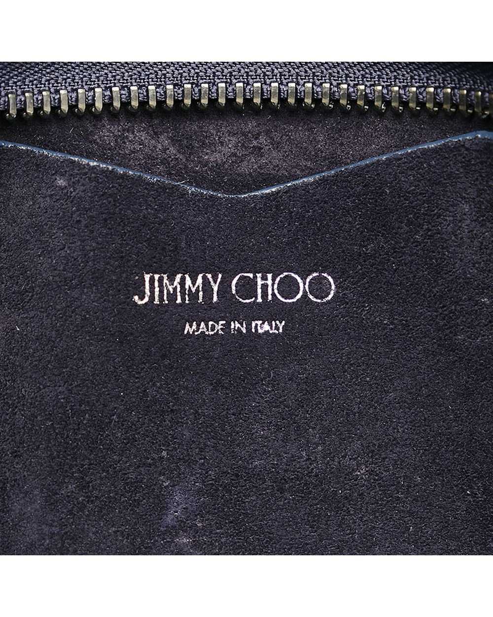 Jimmy Choo Black Suede Lockett Shoppe Bag - AB Co… - image 9