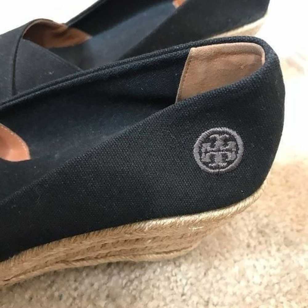 Tory Burch open toe espadrille wedge size 8 - image 5