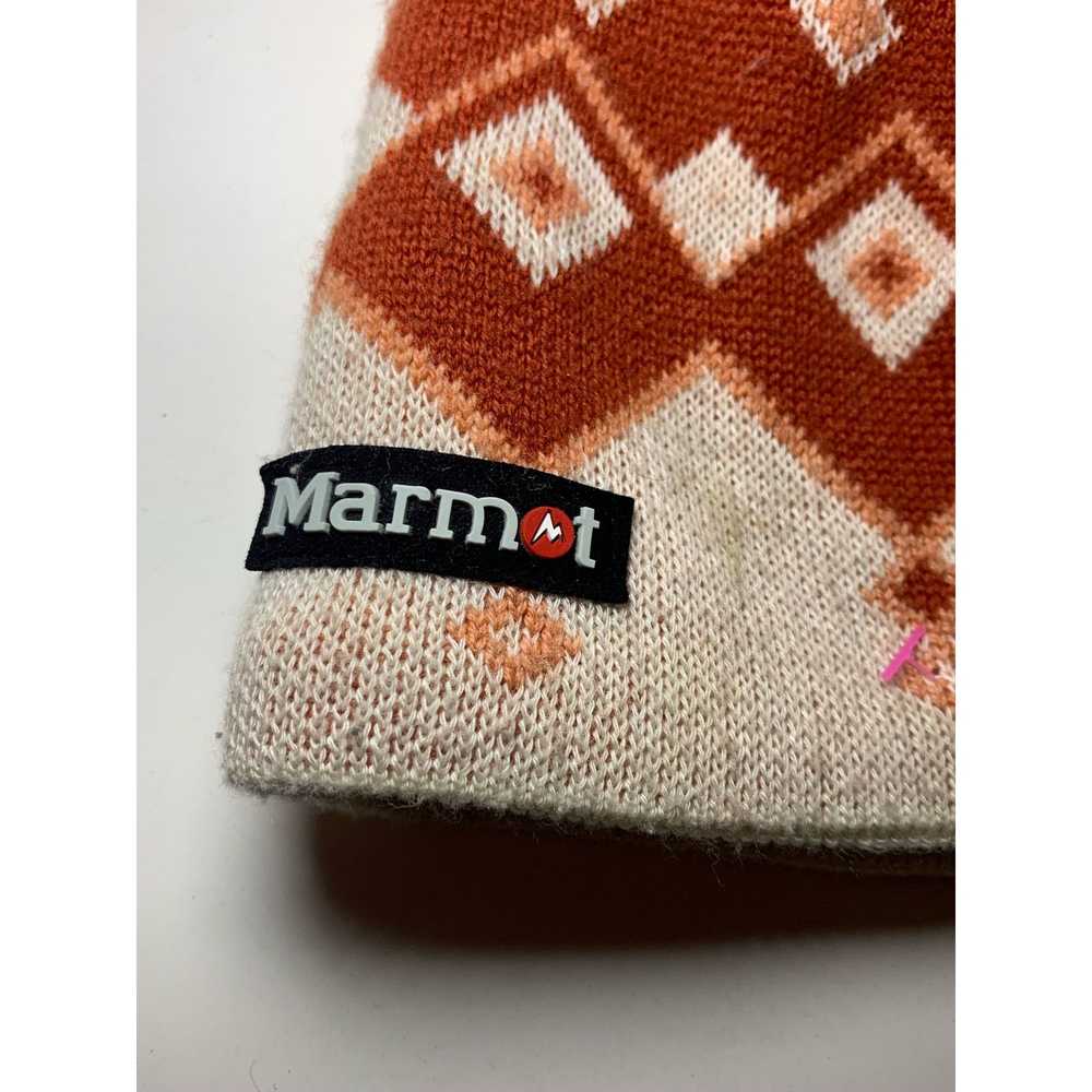 Marmot Marmot wool blend beanie hat with tassel - image 4