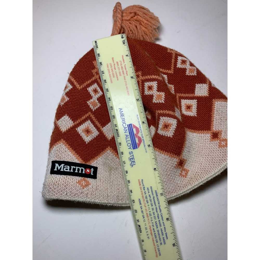 Marmot Marmot wool blend beanie hat with tassel - image 5