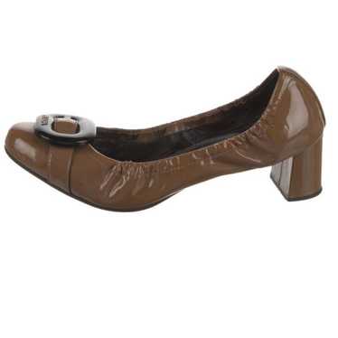 Prada round-toe patent leather block-heel pump 1.7