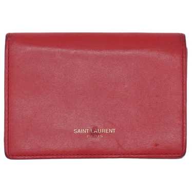 Autre Marque Leather card wallet