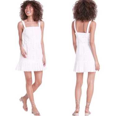 Alexis x Target White Eyelet Mini Dress Size Large