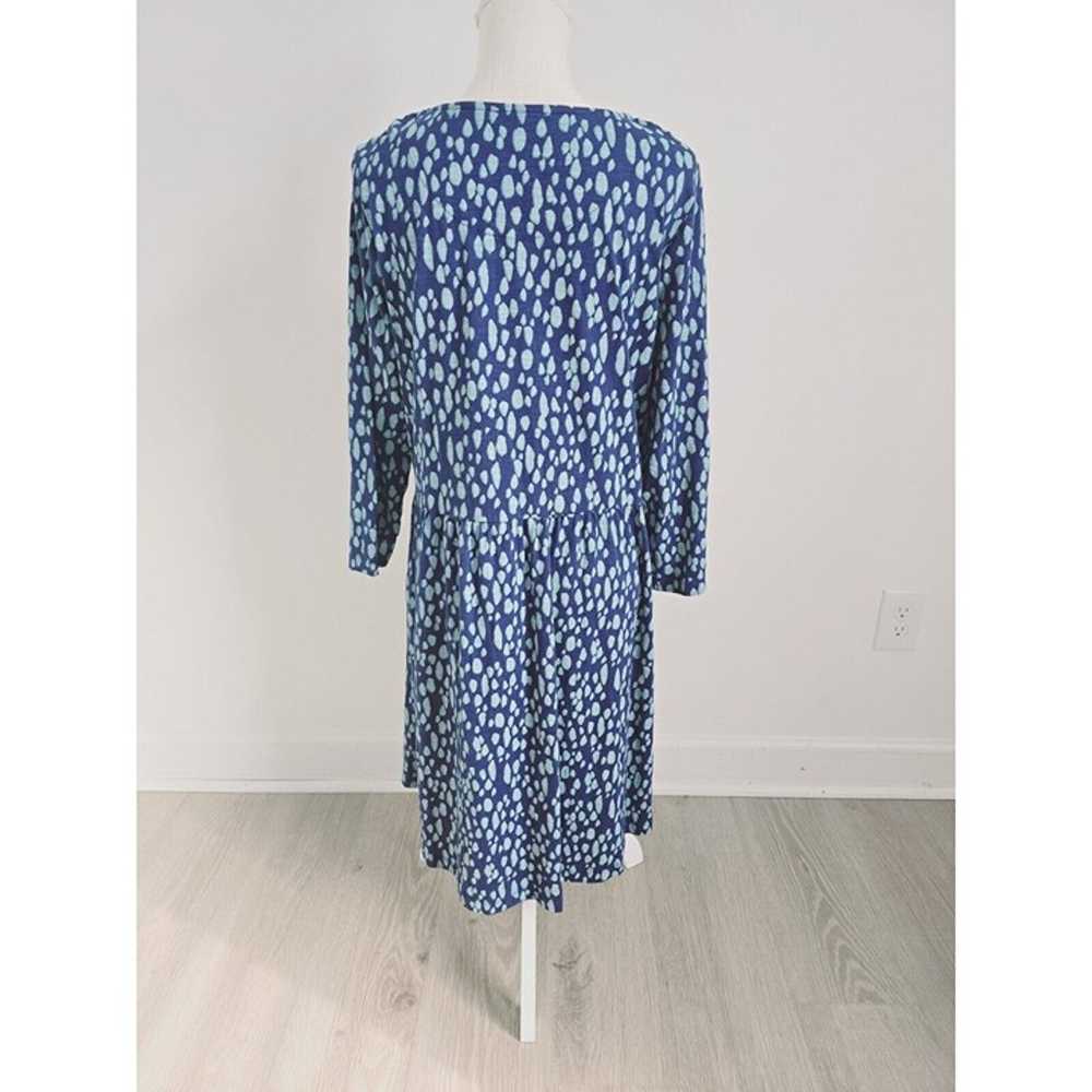 Fat Face Indigo Blue Nina Animal Print Long Sleev… - image 6