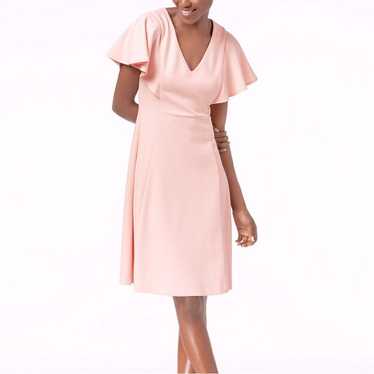 Calvin Klein Flutter Sleeve Dress