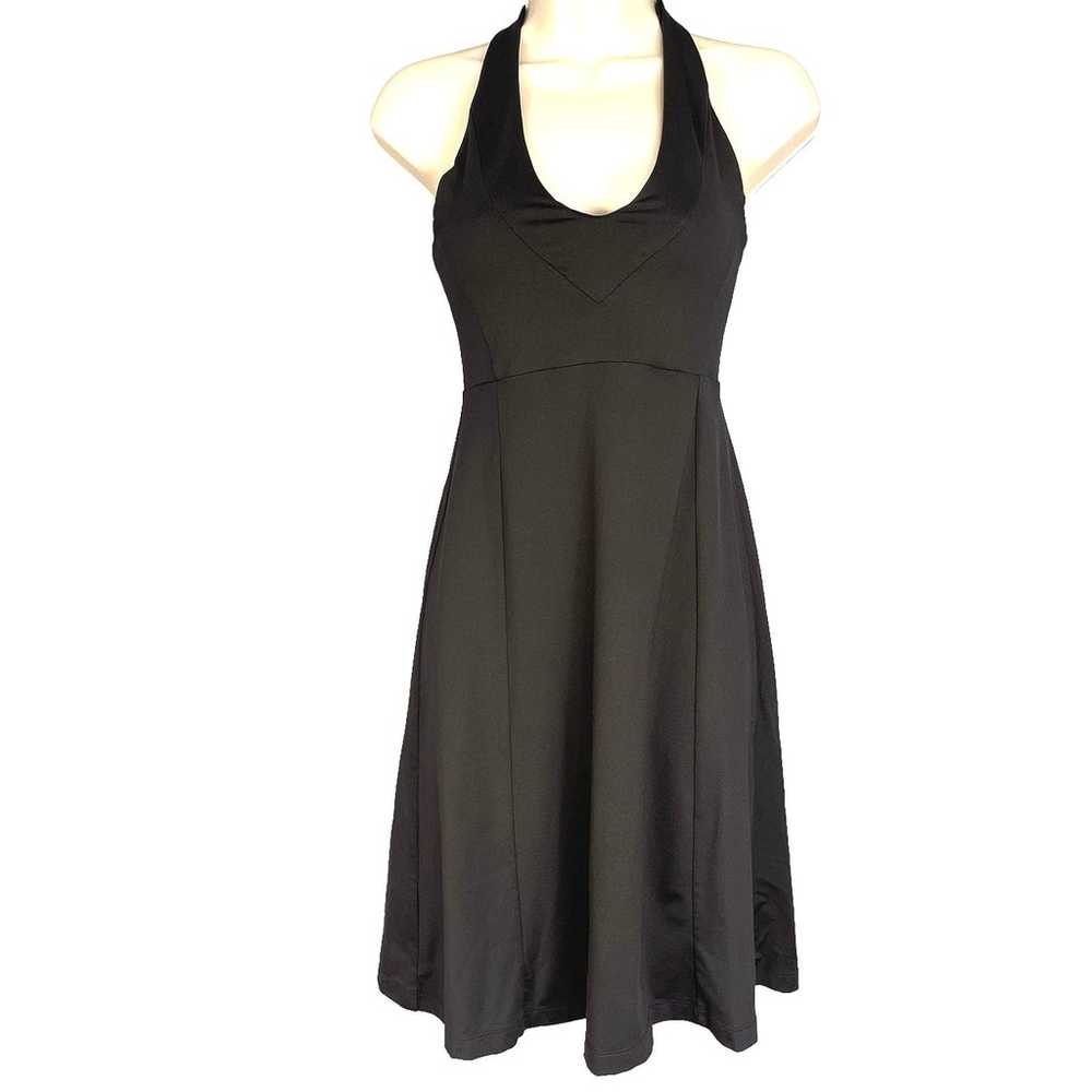 Patagonia Knit Halter Dress Black XS - image 1