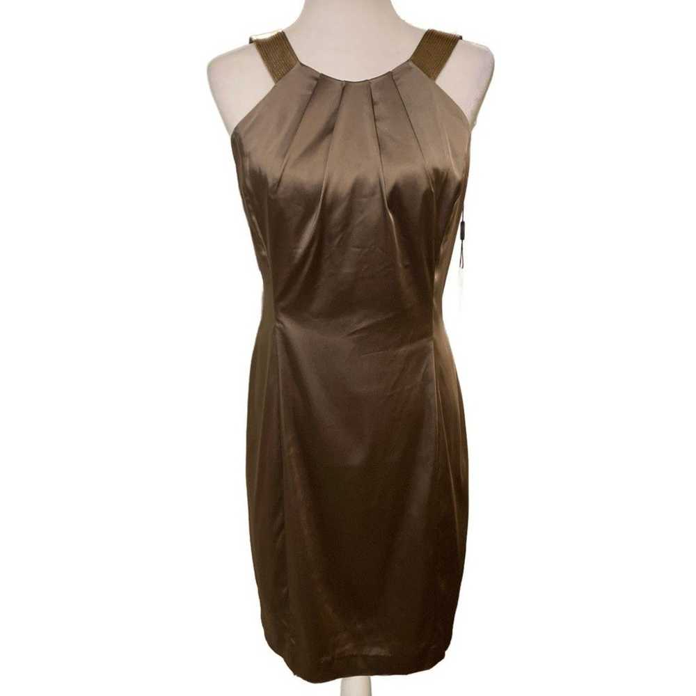 Calvin Klein | New Light Brown Halter Neck Gold S… - image 3