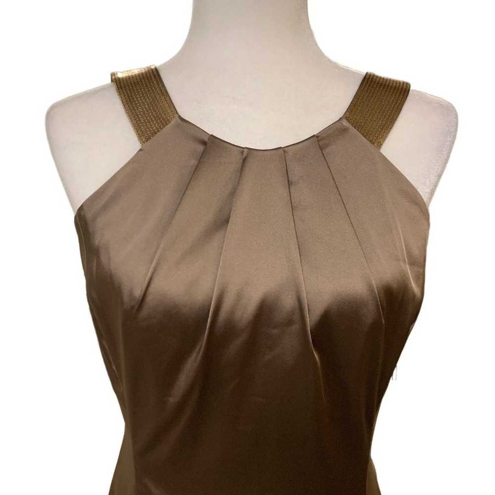 Calvin Klein | New Light Brown Halter Neck Gold S… - image 6