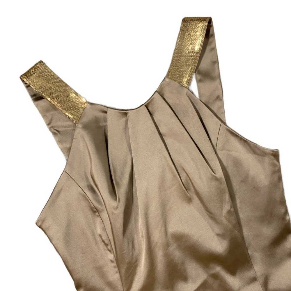 Calvin Klein | New Light Brown Halter Neck Gold S… - image 9