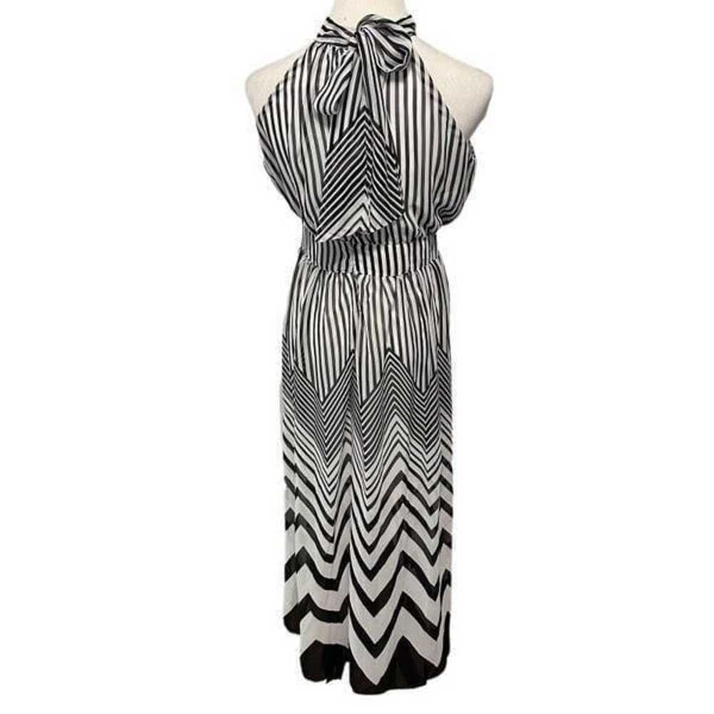 Striped & Chevron Maxi Dress Sz M - image 4