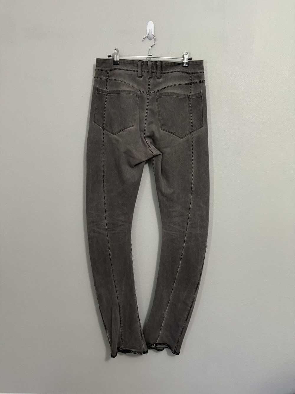 Marcel Everette Overlock J Cut Denim Pants - image 2