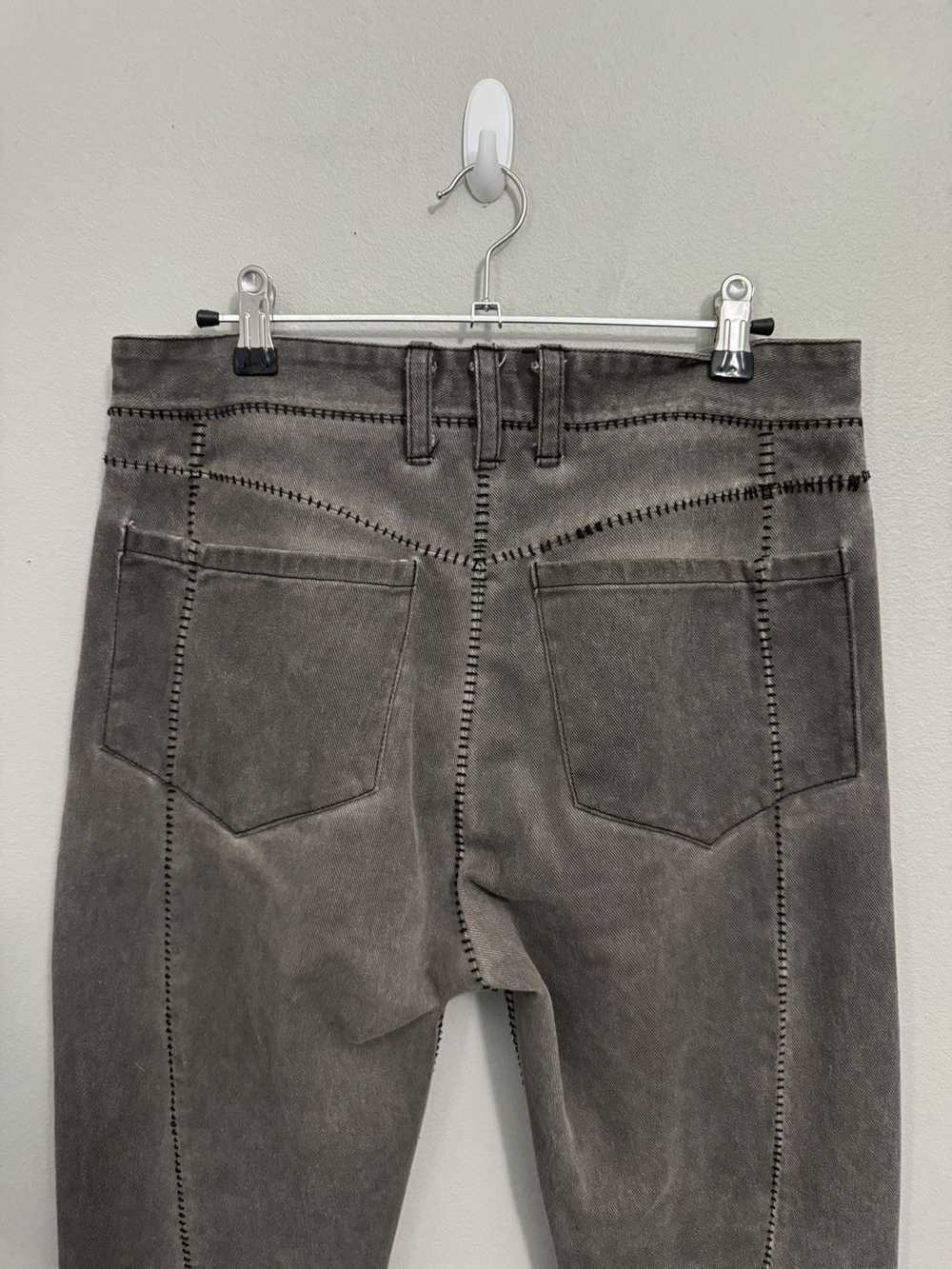 Marcel Everette Overlock J Cut Denim Pants - image 3