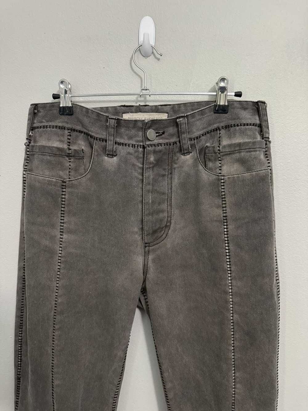 Marcel Everette Overlock J Cut Denim Pants - image 4