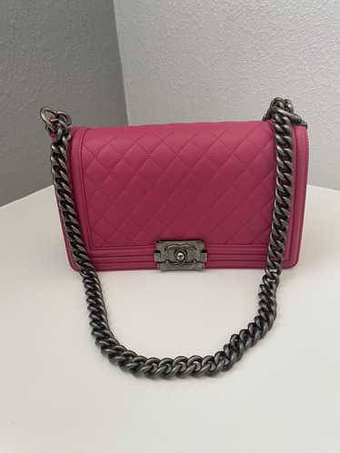 Chanel Authentic Chanel Medium Boy Quilted Bag
