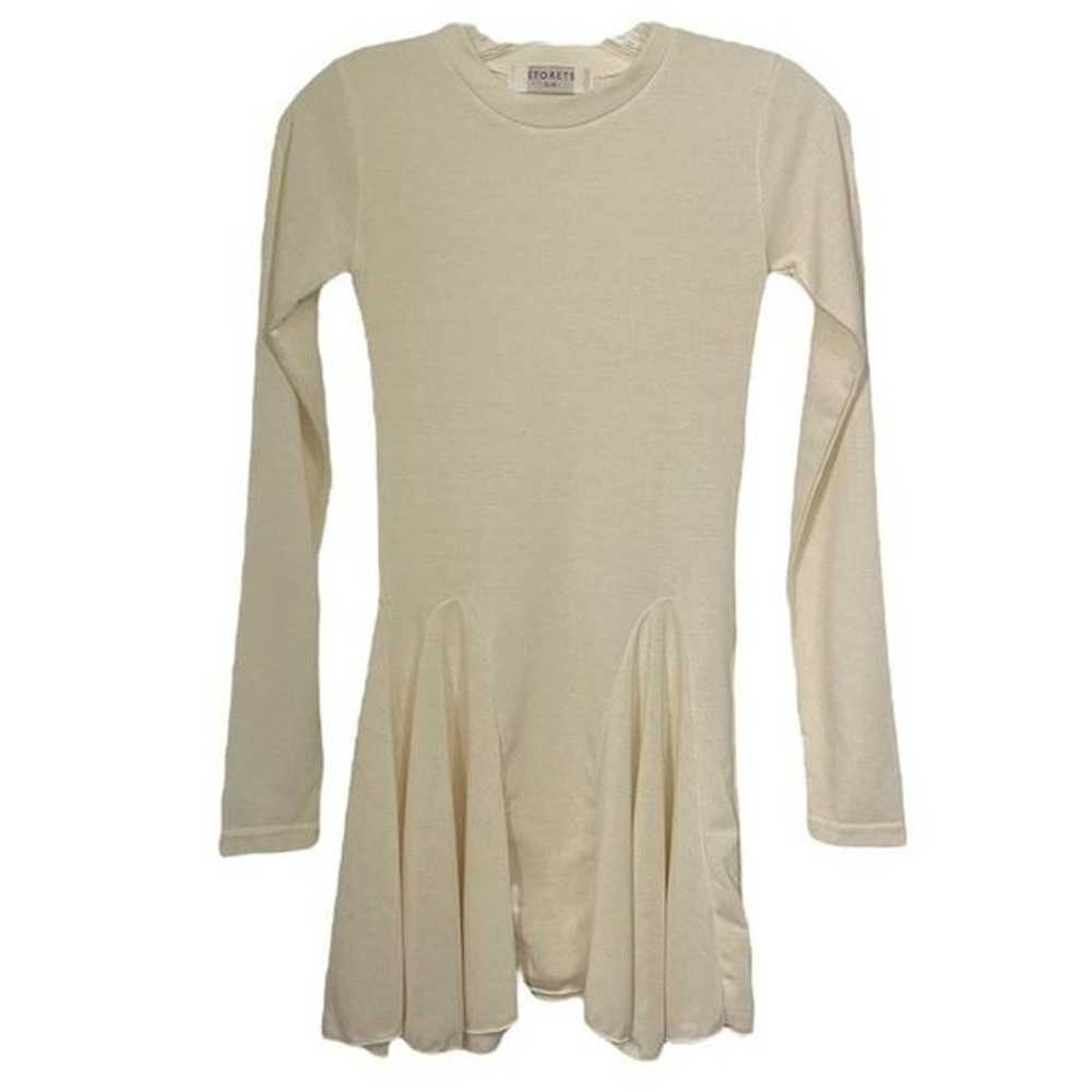 Storets Kaisley Ivory Flare Knitted Long Sleeve C… - image 3