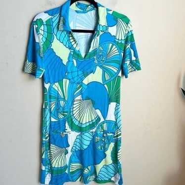 Tori Richard Honolulu Printed Shirt Dress S