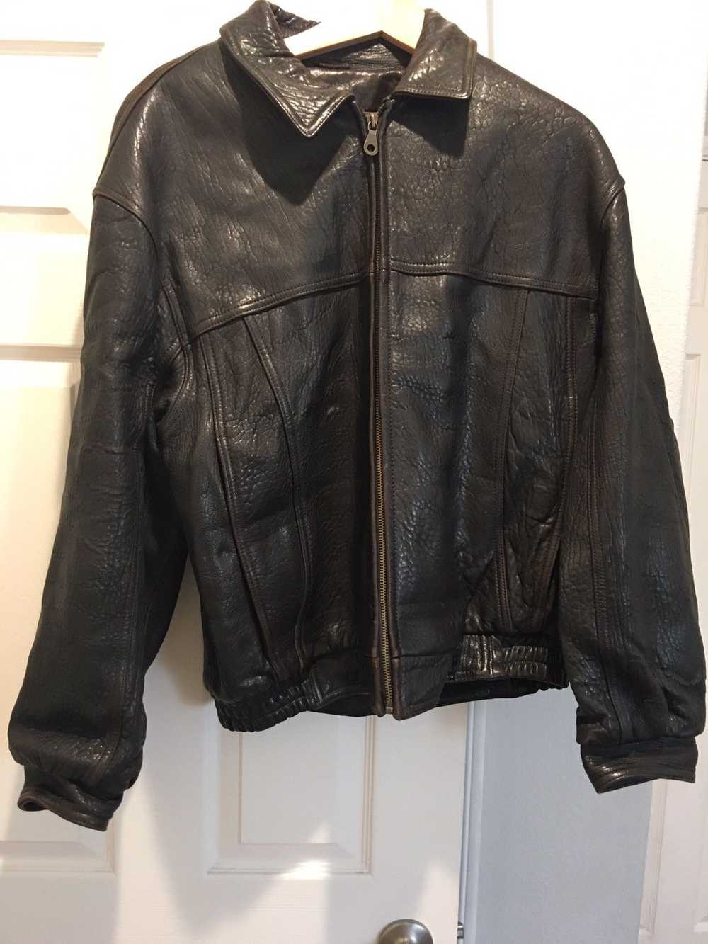 Genuine Leather Robert Comstock leather jacket Ra… - image 1