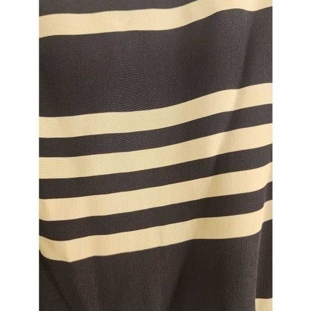 J. Crew silk spaghetti strap mini striped dress s… - image 3