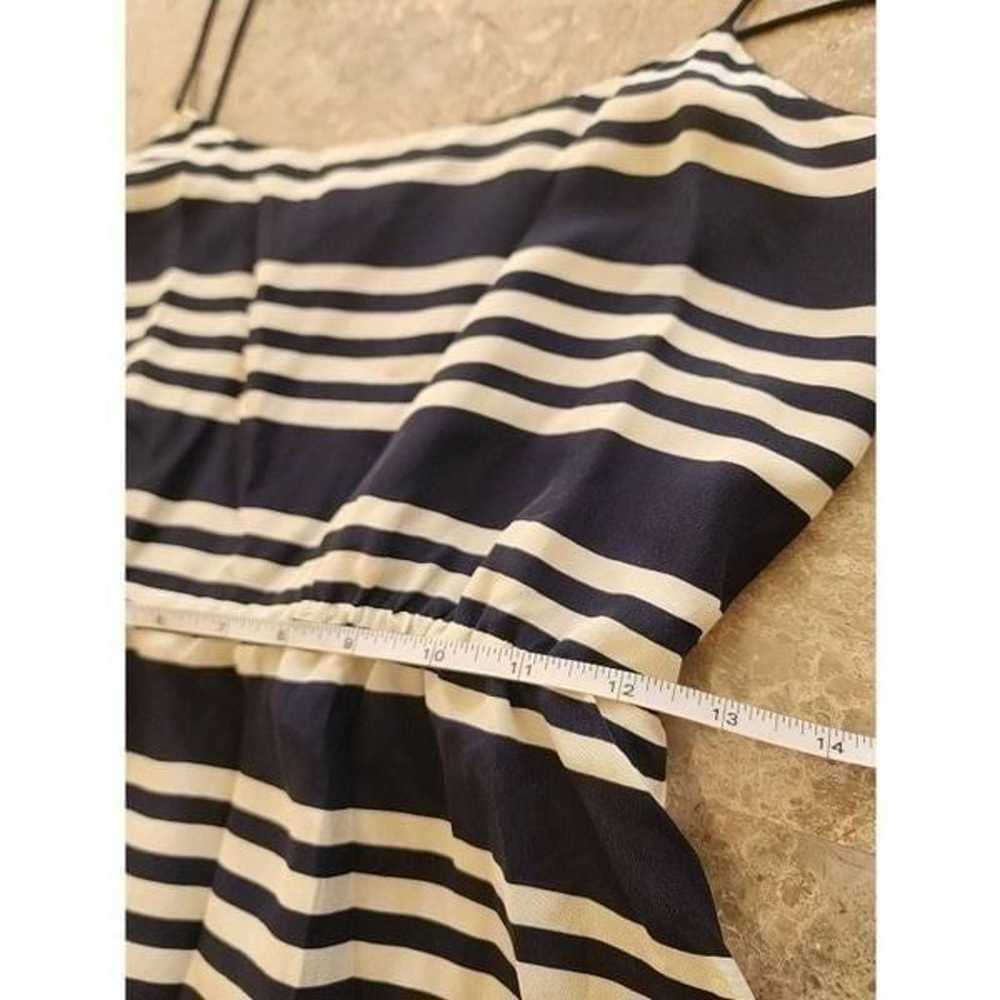 J. Crew silk spaghetti strap mini striped dress s… - image 7