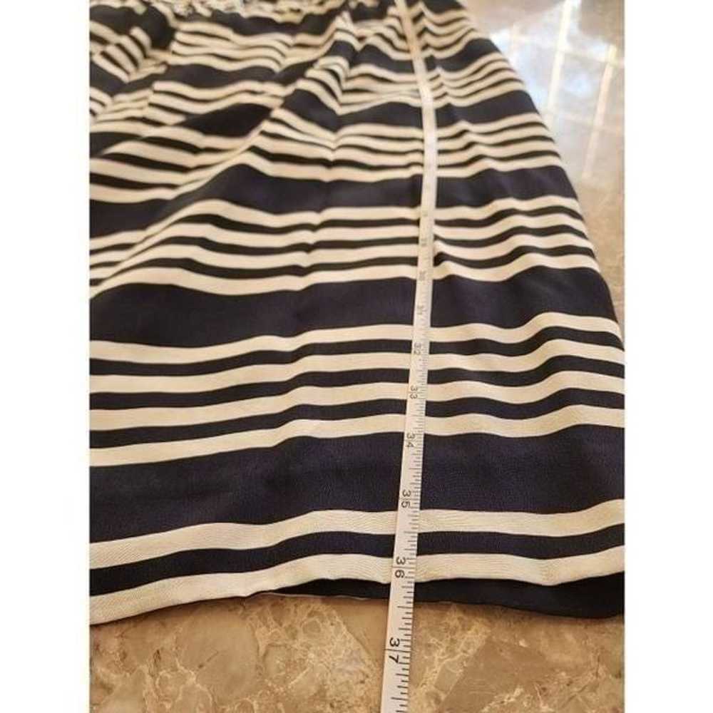 J. Crew silk spaghetti strap mini striped dress s… - image 8
