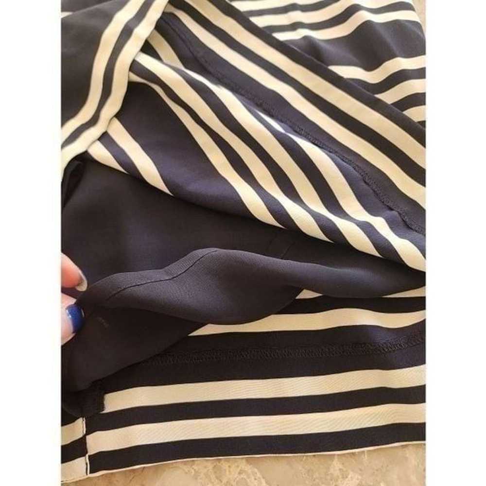 J. Crew silk spaghetti strap mini striped dress s… - image 9