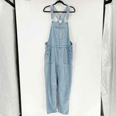American Eagle Baggy Overalls Jeans Women Size L B