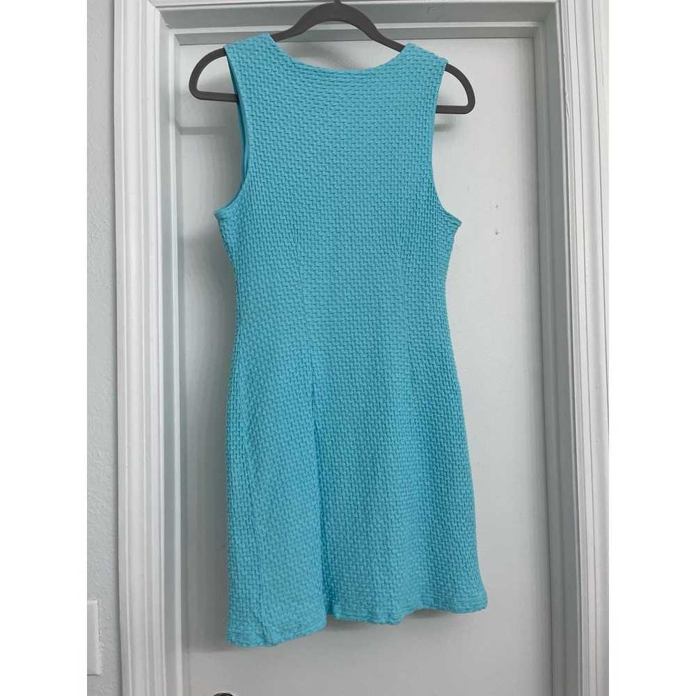 Lilly Pulitzer Lynd Sleeveless Shift Dress Blue S… - image 2