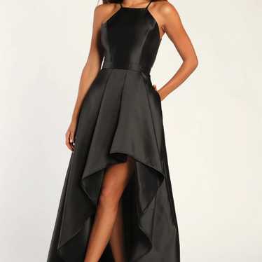Lulus  Black High-Low Gown
