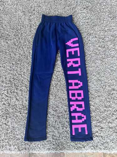 Vertabrae Vertabrae Navy/Pink Logo Sweatpants Size