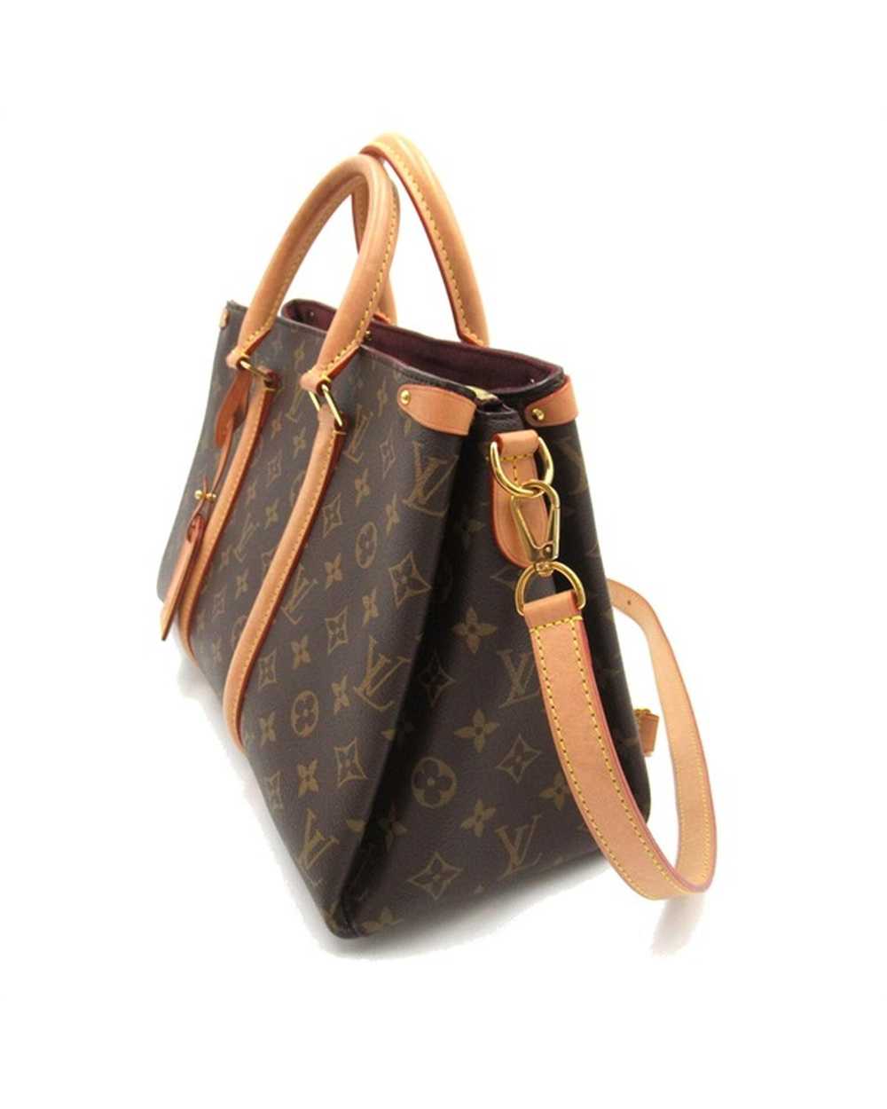Louis Vuitton Sophisticated Brown Leather Handbag… - image 3