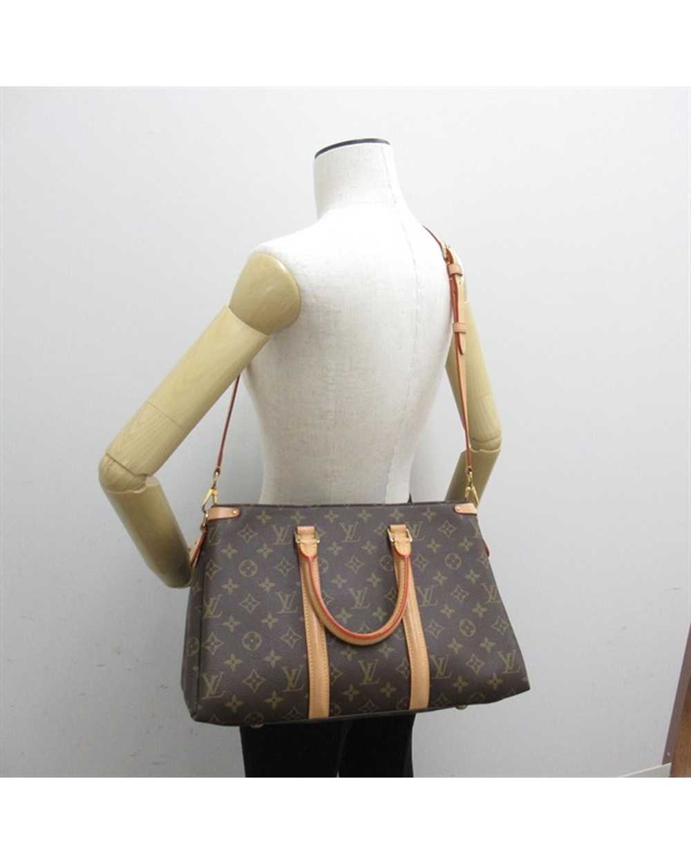 Louis Vuitton Sophisticated Brown Leather Handbag… - image 5