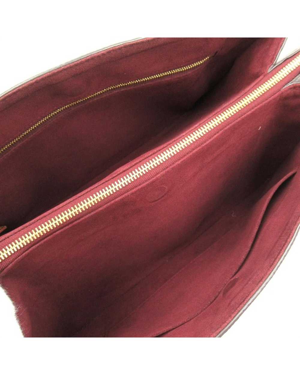 Louis Vuitton Sophisticated Brown Leather Handbag… - image 6