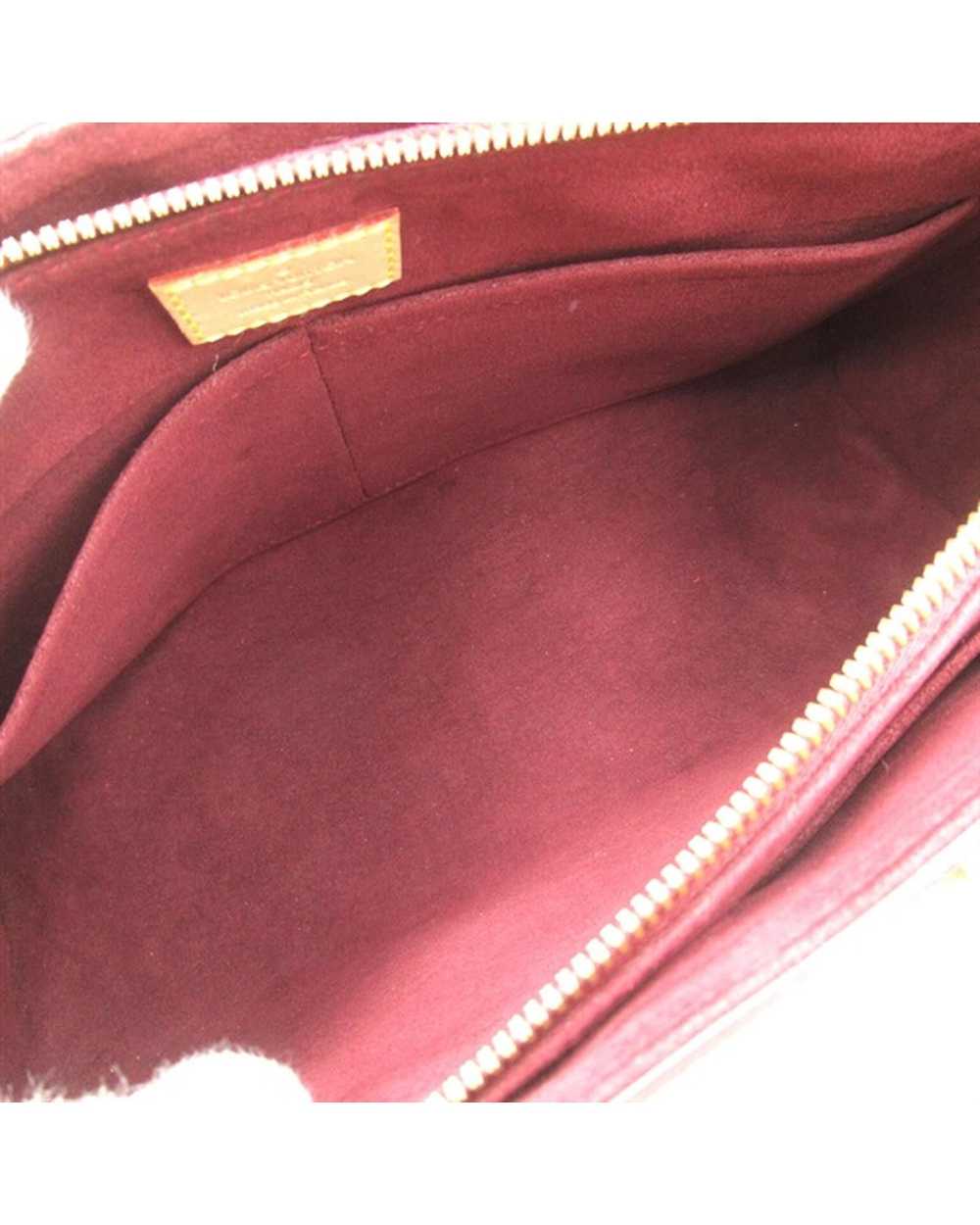 Louis Vuitton Sophisticated Brown Leather Handbag… - image 7