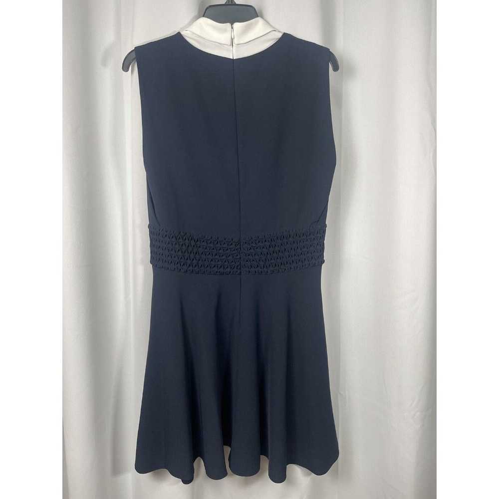 The Kooples Navy And White Collared Dress Sz Med - image 6
