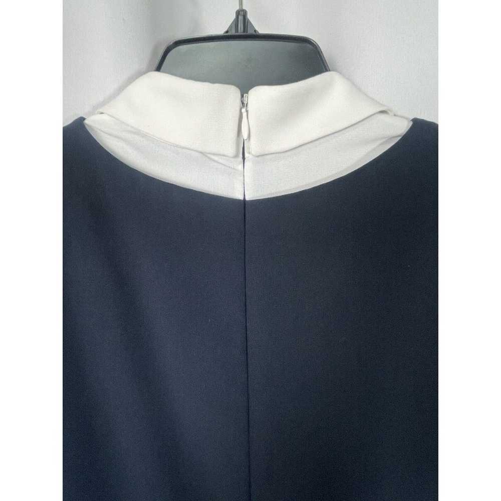 The Kooples Navy And White Collared Dress Sz Med - image 7