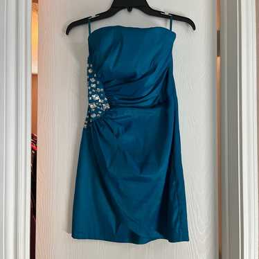 Cache Blue Strapless Dress