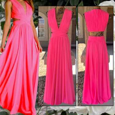 READY YFEB Lulus Neon Pink Cutout Vivid Imaginatio