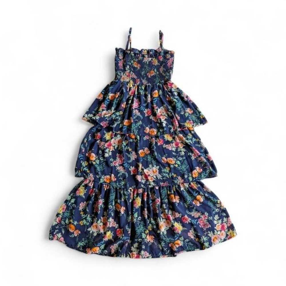 Altar’d State Tiered Chiffon Floral Smocked Ruffl… - image 3