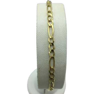 14k Figaro Bracelet