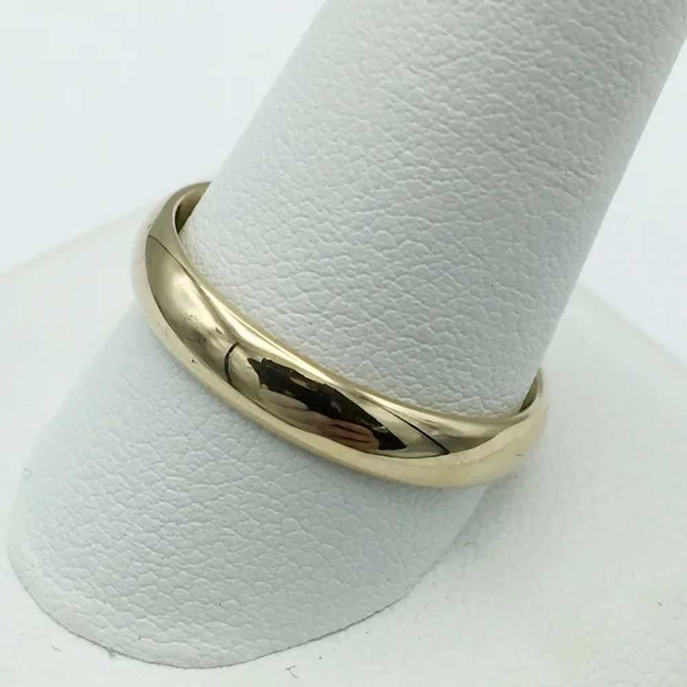 10K 4mm Gold Band - image 3